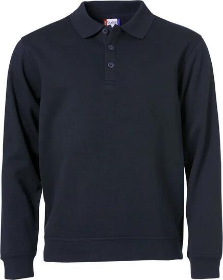 clique Basic Polo Sweater en tissu stabilisé - dark navy, 3XL