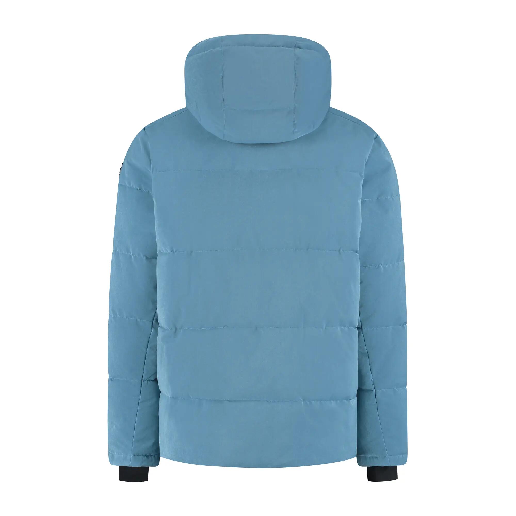 Asberg Heren - Puffer winterjas - Waterdicht - Blauw 5/5