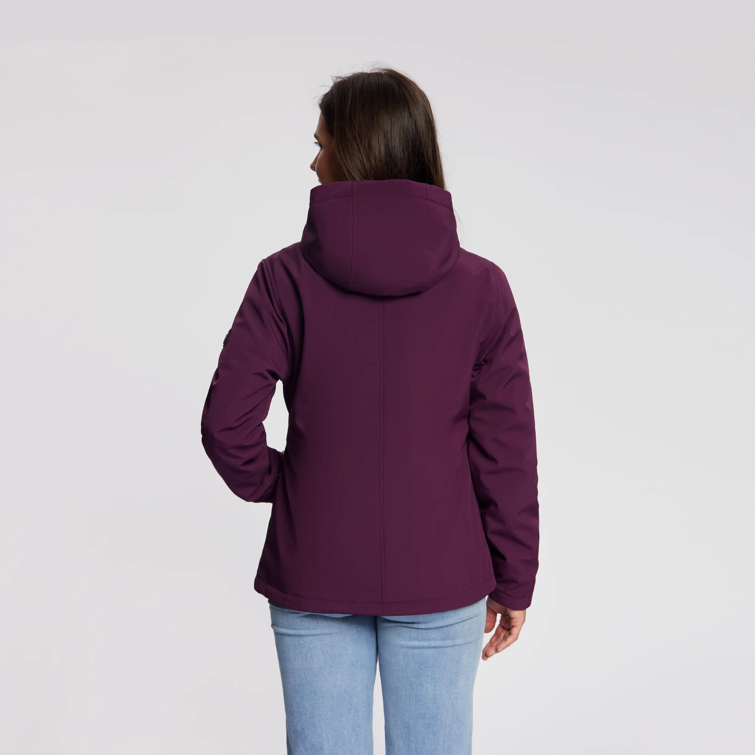Nykke Femme - Veste softshell - Imperméable - Violet 3/5