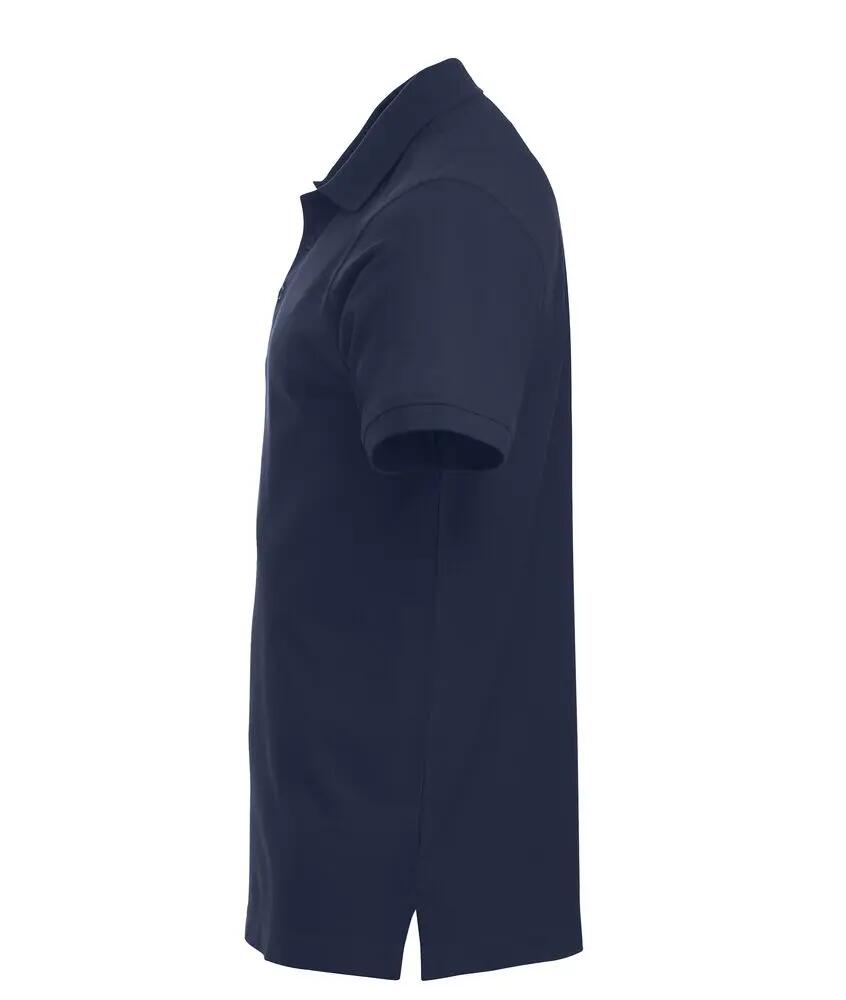 clique Classic Lincoln S/S polo van katoen – moderne pasvorm, dark navy 3/4