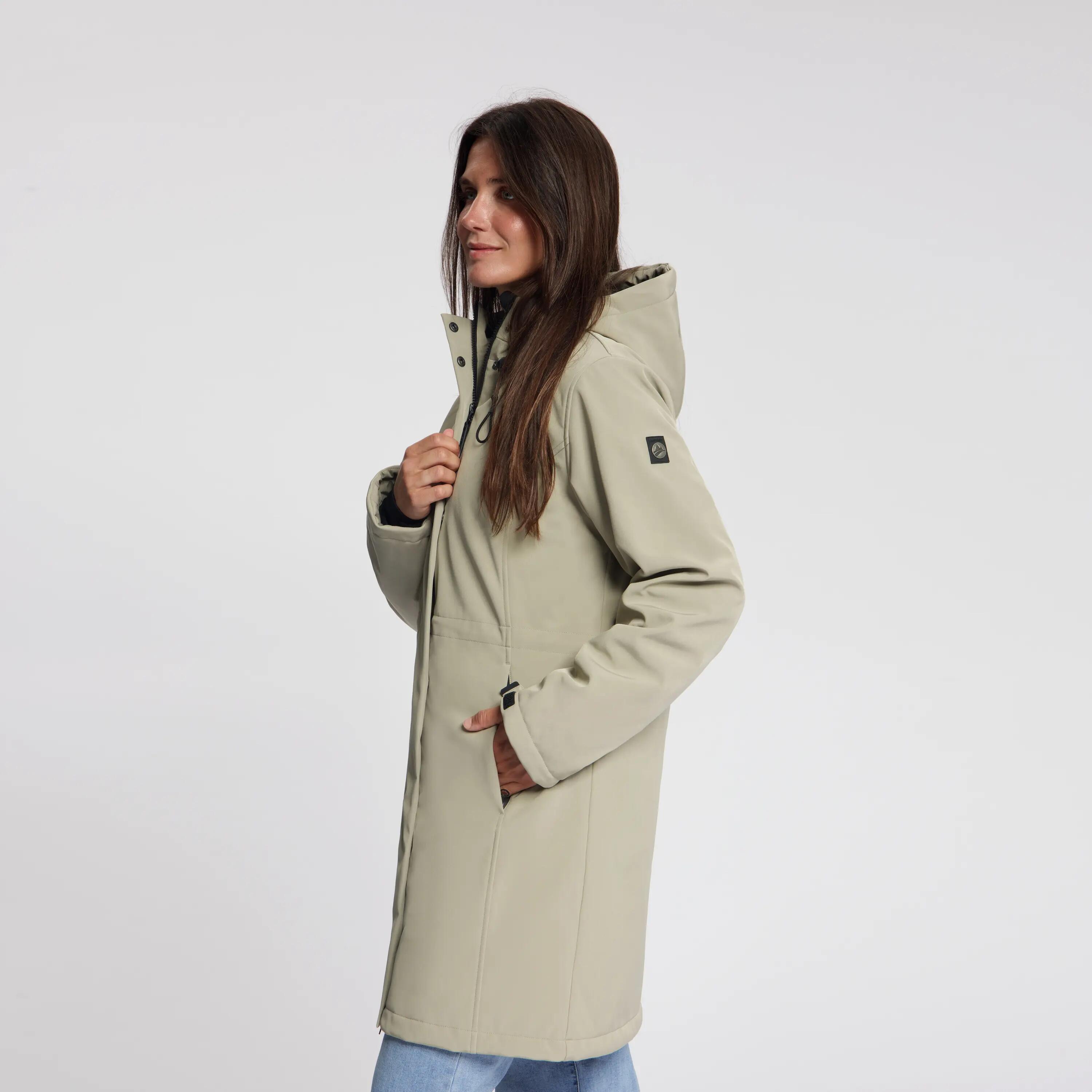 Elinor Femme - Veste softshell - Imperméable - Marron clair 3/6