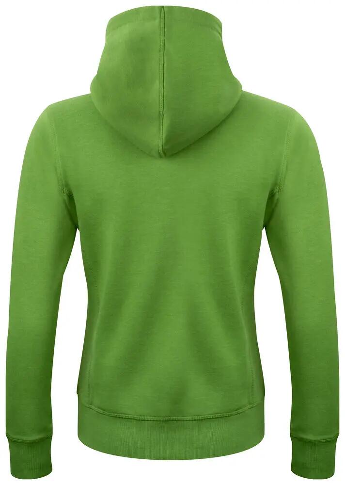 clique Classic Hoody Women sweatshirt com capuz green melange 3/4