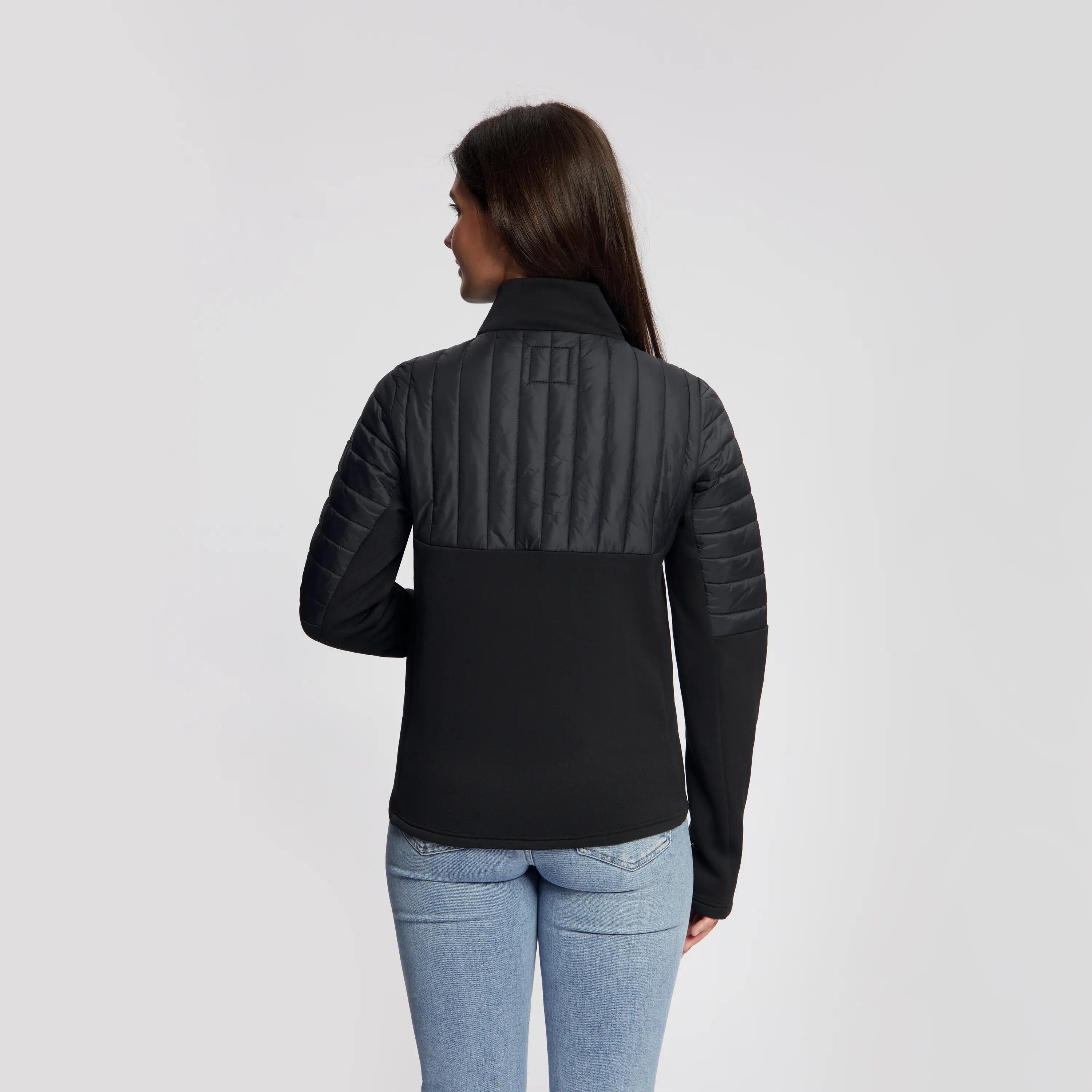 Lyan Dames - Outdoorvest - Gevoerd - Zwart 3/6