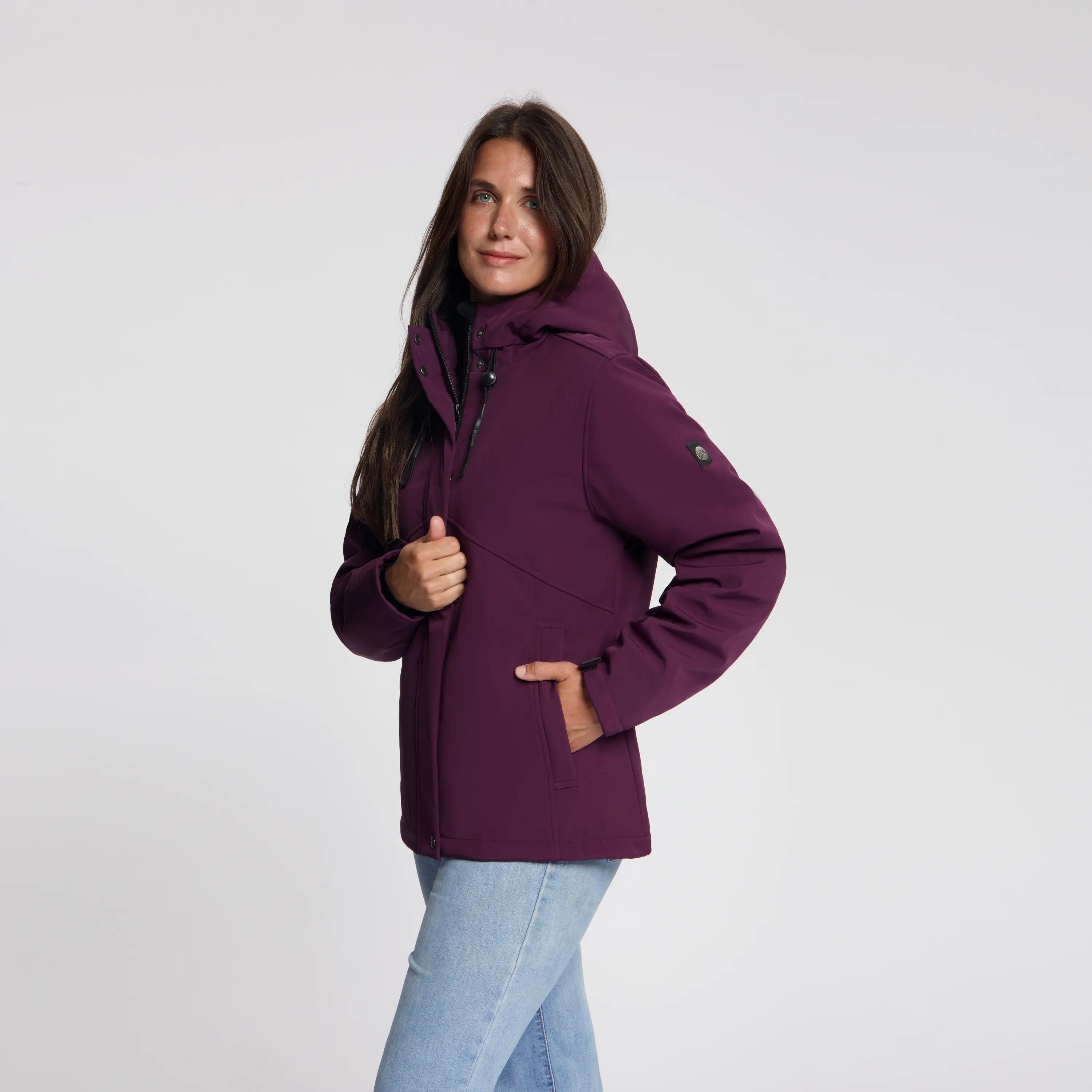 Nykke Femme - Veste softshell - Imperméable - Violet 2/5