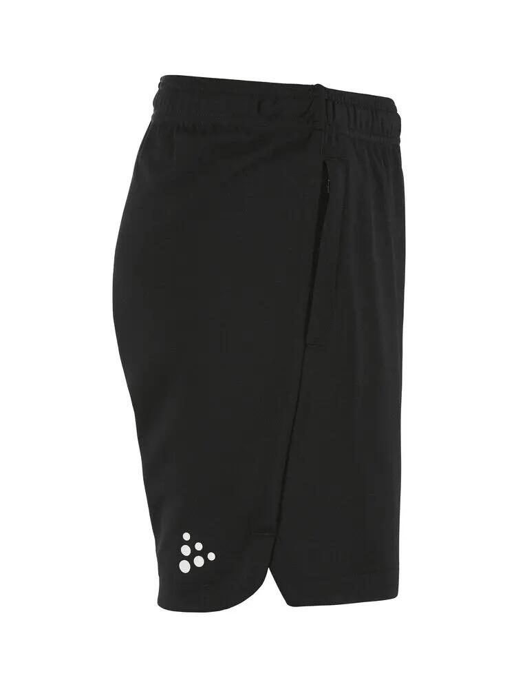 craft Calções Ability Zip Pocket Jr em poliéster reciclado - Preto – Black 4/4