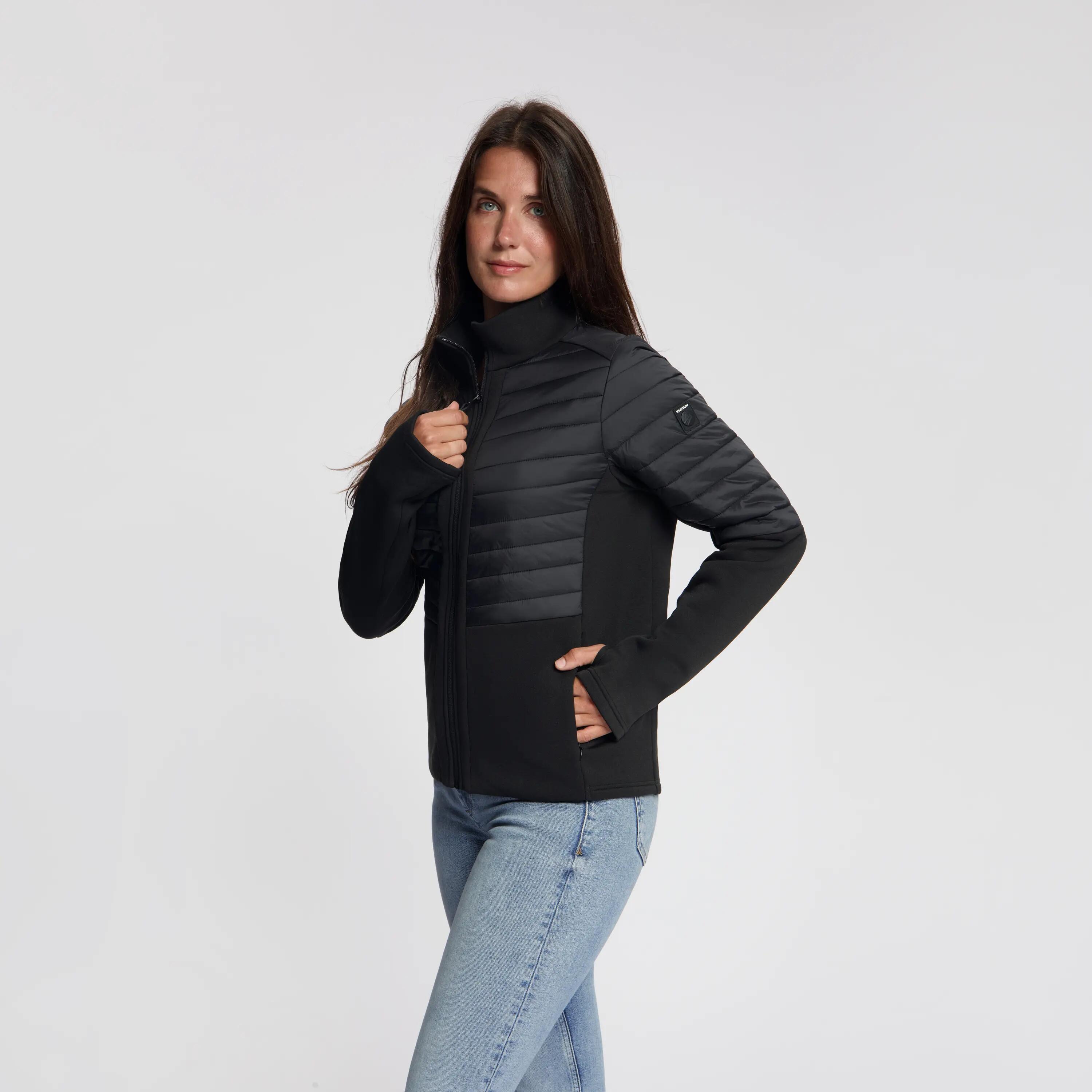 Lyan Dames - Outdoorvest - Gevoerd - Zwart 2/6