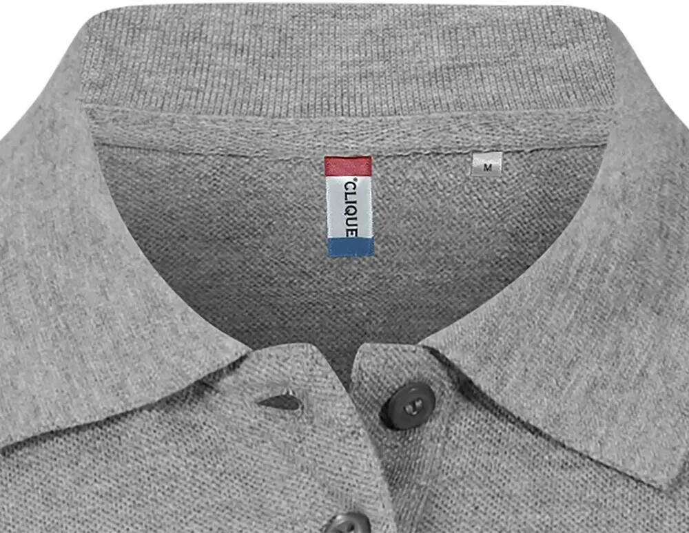 clique Basic Polo Women — damespolo van katoen, basic model 3/5