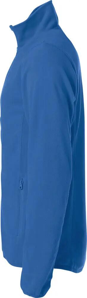 clique Casaco Basic Micro Fleece – antipilling, azul royal 3/4