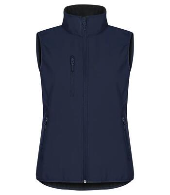 Clique classic softshell vest women — 3‑laags softshell van gerecycled