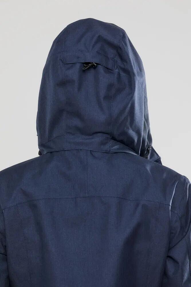 craft Mountain Jacket W – À prova de vento e água, Dark Navy Melange 5/6