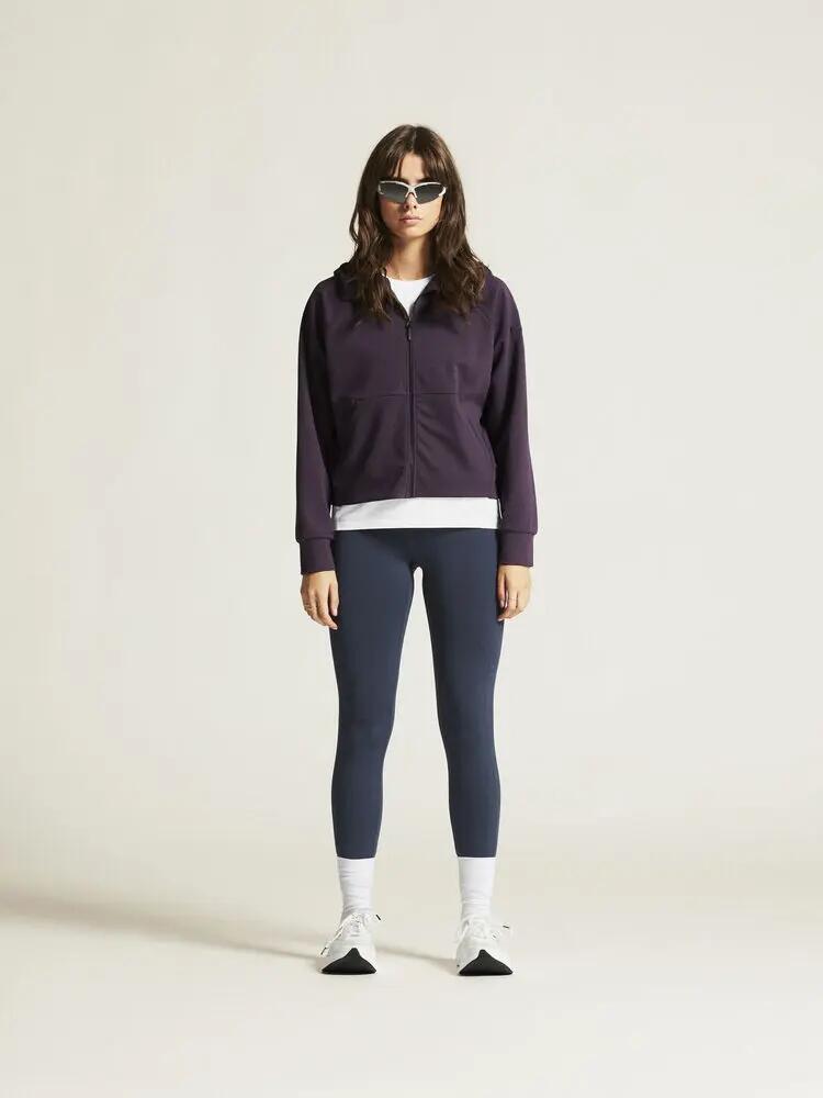 craft ADV Join FZ Hoodie W — hoodie curta com fecho, conforto diário 6/7