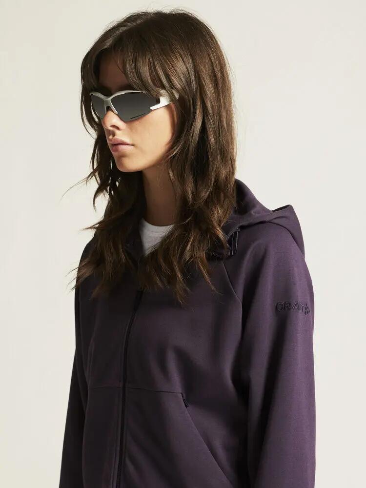 craft ADV Join FZ Hoodie W — hoodie curta com fecho, conforto diário 5/7
