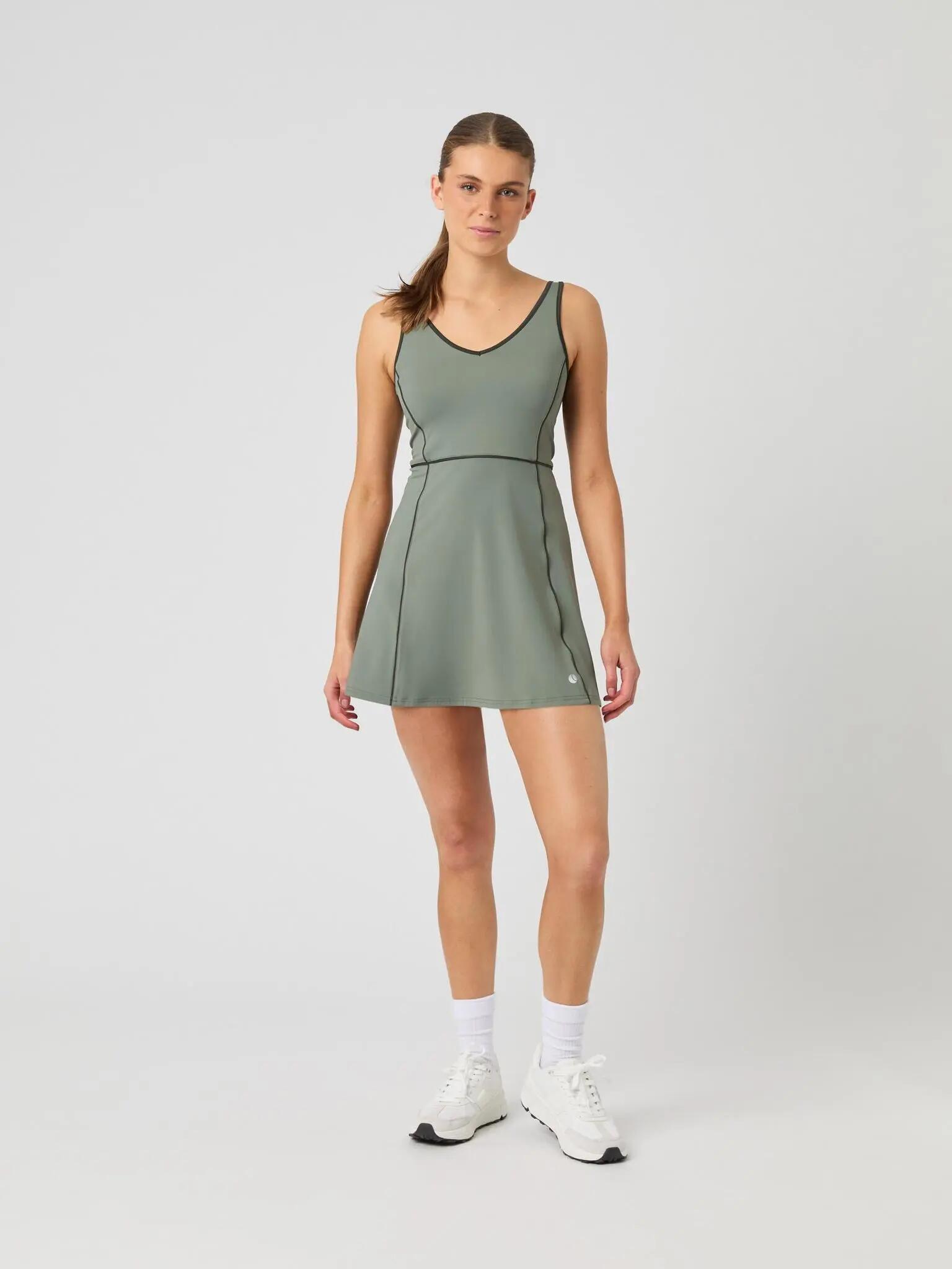 bjorn_borg ACE V DRESS vestido mujer AGAVE GREEN 3/5