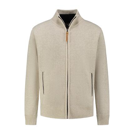 Patrick Herren – Outdoor-Weste – Fleece – Sand