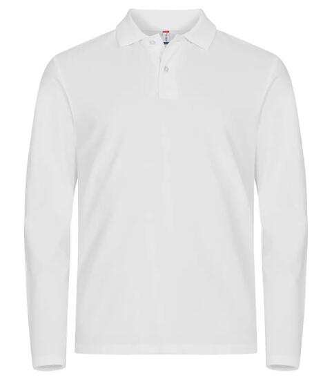 clique Stretch Premium Polo L/S – Polo manches longues extensible