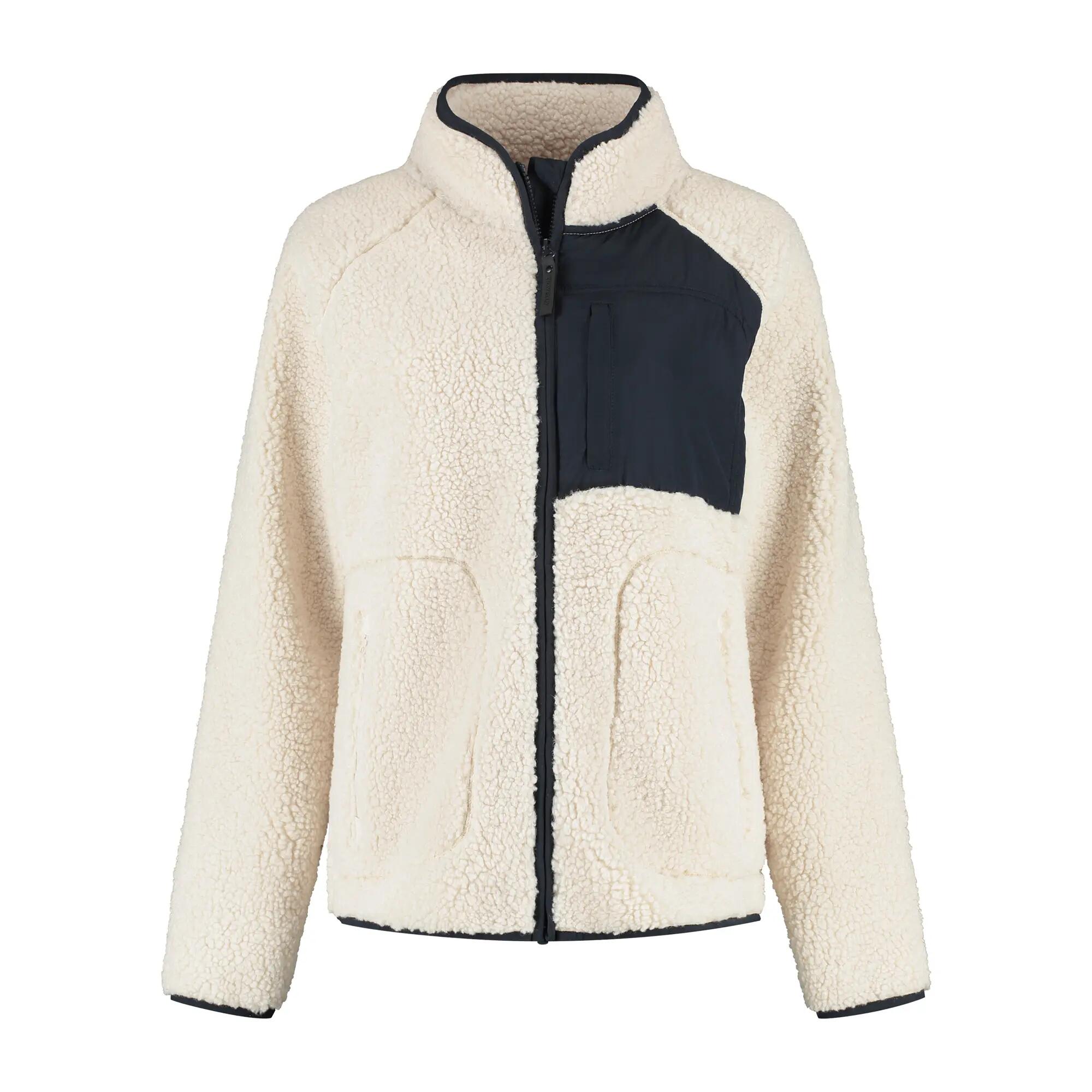 Odile Femme - Gilet d'extérieur - Teddy - Blanc cassé 4/5
