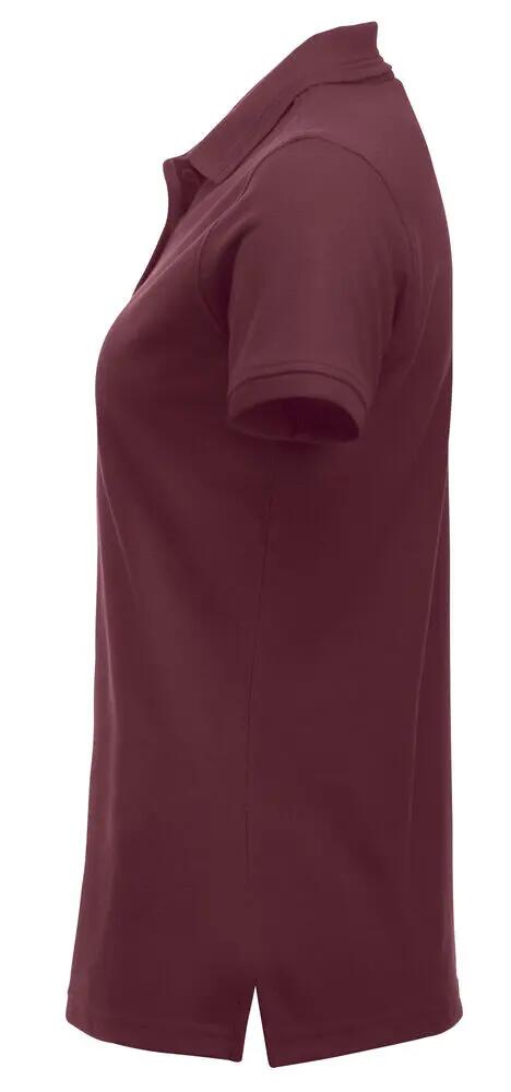 clique Polo Manhattan Women aus Polyester-Baumwolle, burgundy 3/4