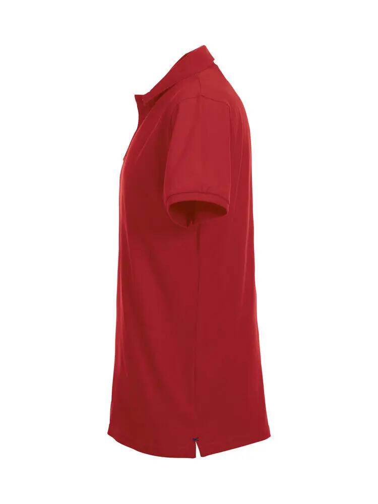 clique Stretch Premium Polo homem - tecido elástico, qualidade superior 3/4