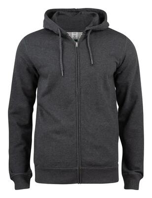 Clique premium oc hoody full zip – hoodie van biologisch katoen