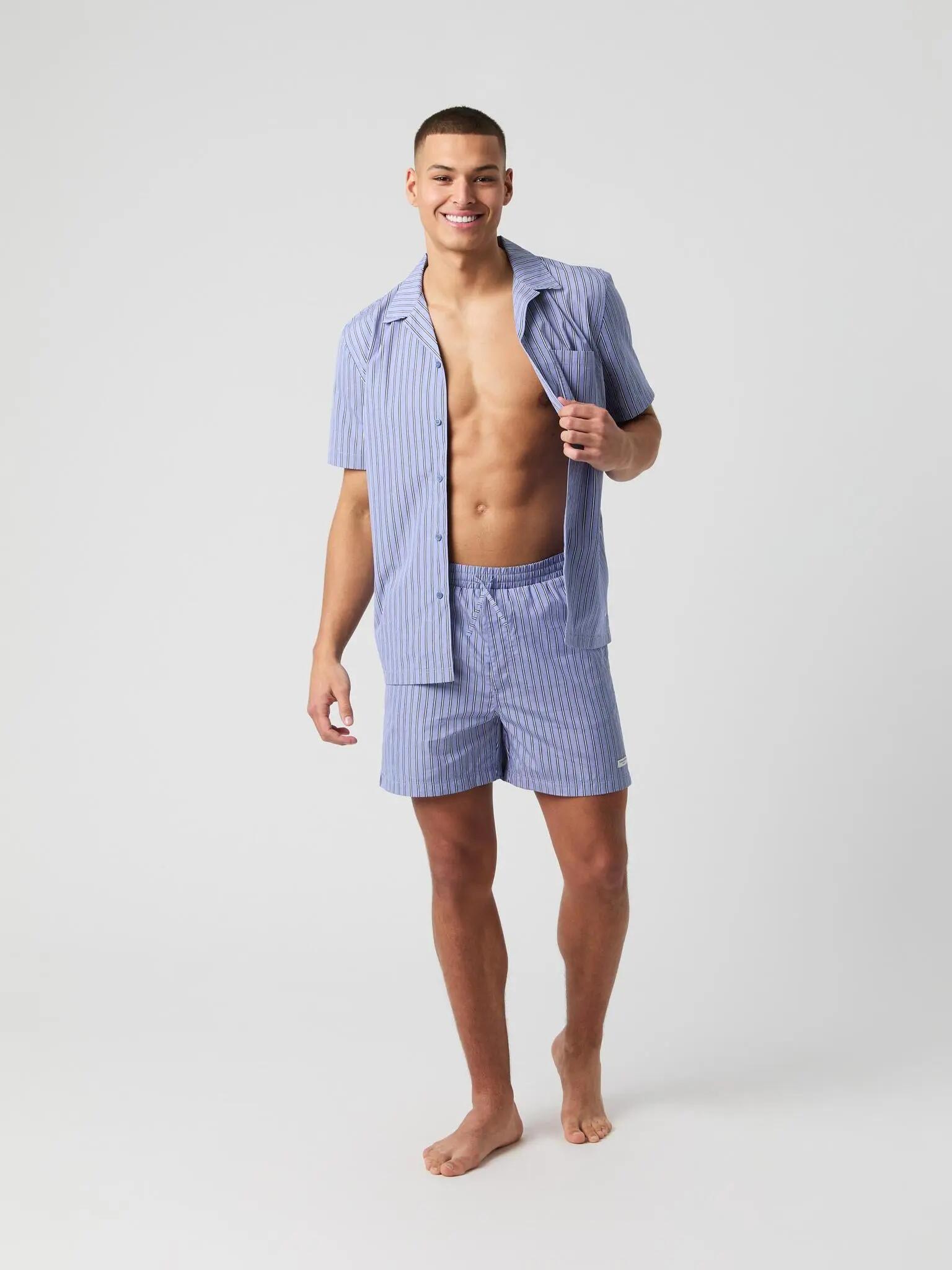 bjorn_borg THOMAS MASON SHORTSLEEVE PYJAMA SHIRT - COUNTRY BLUE 3/5