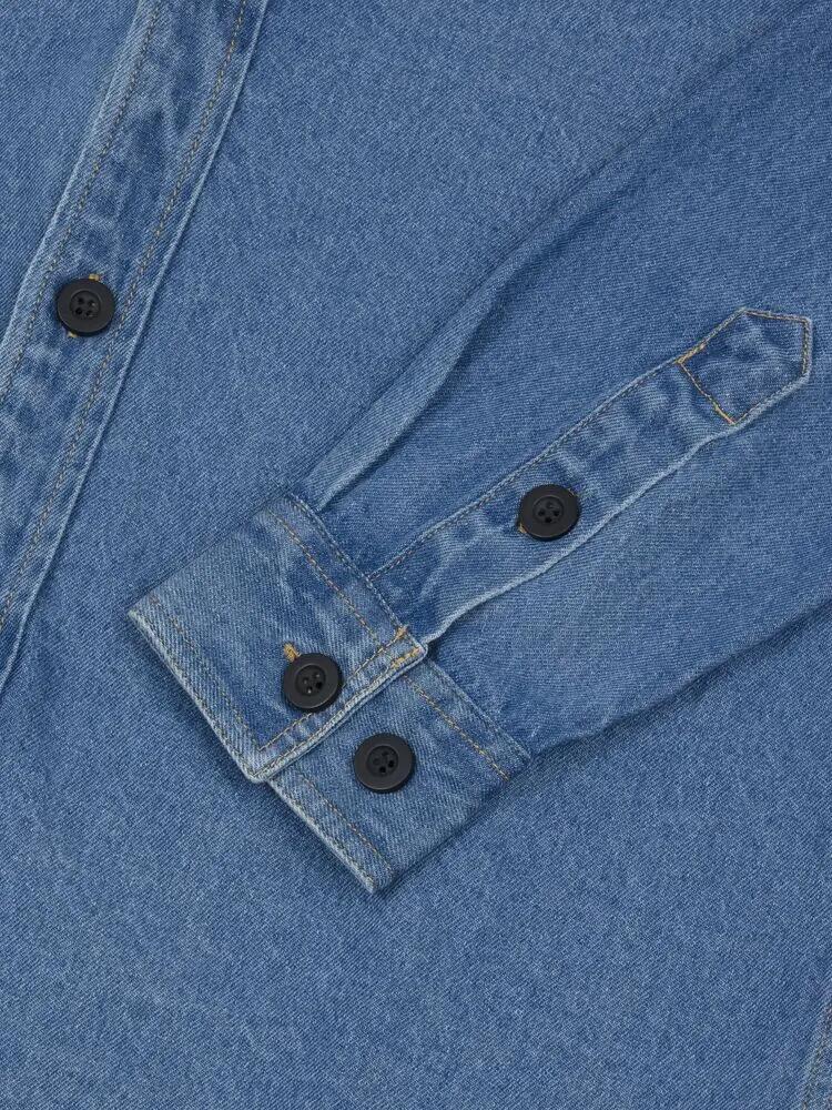 clique Overshirt van denim 100% katoen, rechte relaxed pasvorm 4/5