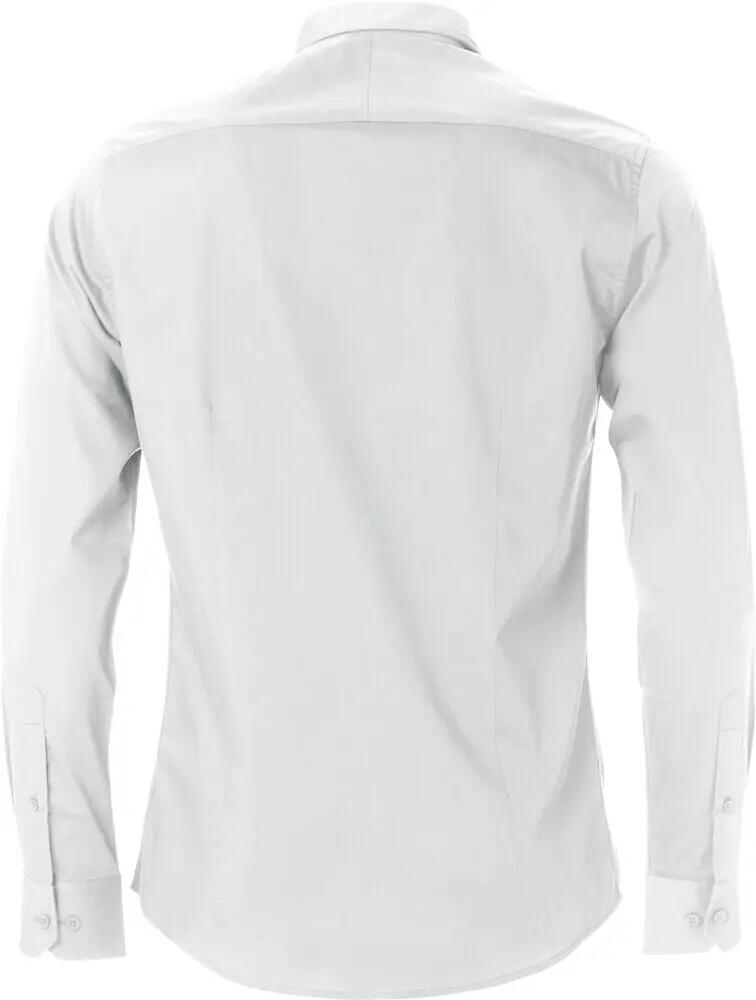 clique Clark overhemd lange mouw regular fit 100% katoen — wit 2/4