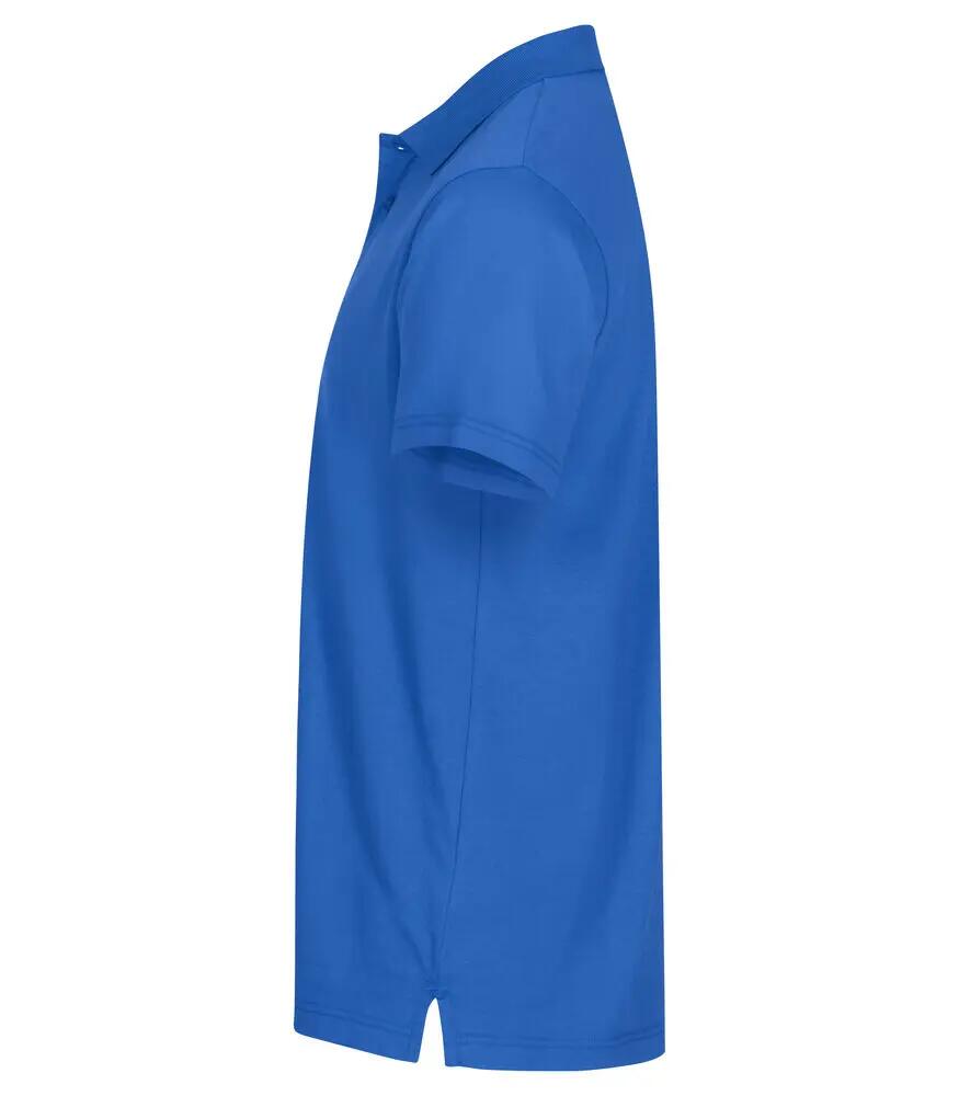 clique Polo Single Jersey em algodão – Royalblue 3/4