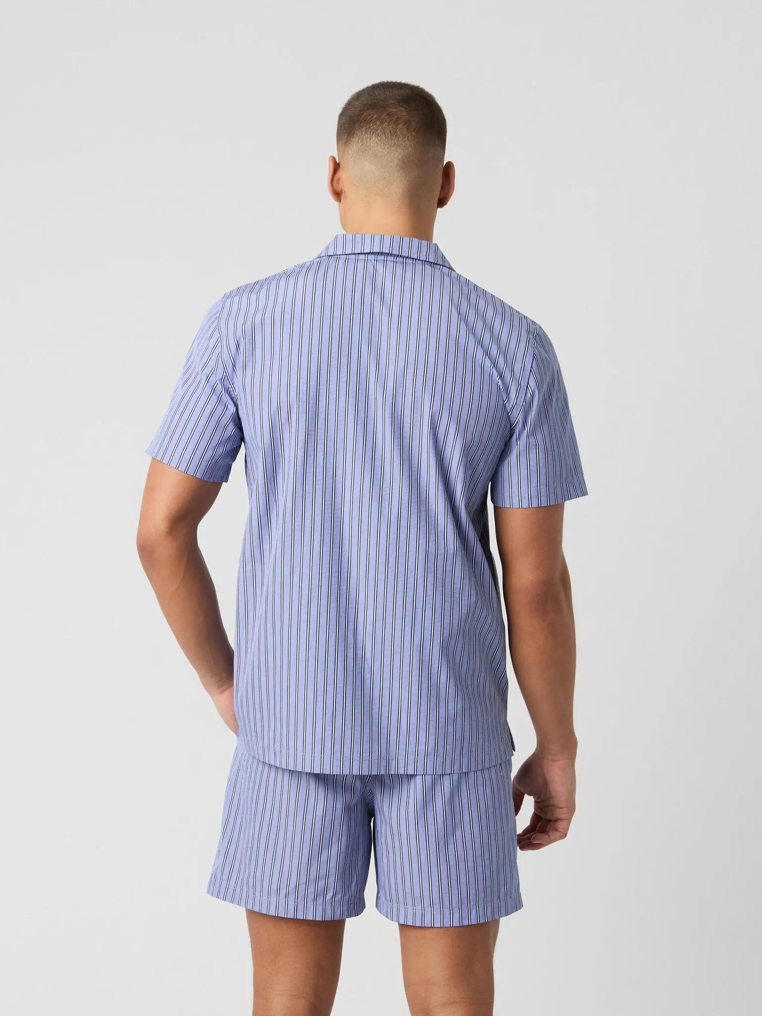 bjorn_borg THOMAS MASON SHORTSLEEVE PYJAMA SHIRT - COUNTRY BLUE 2/5