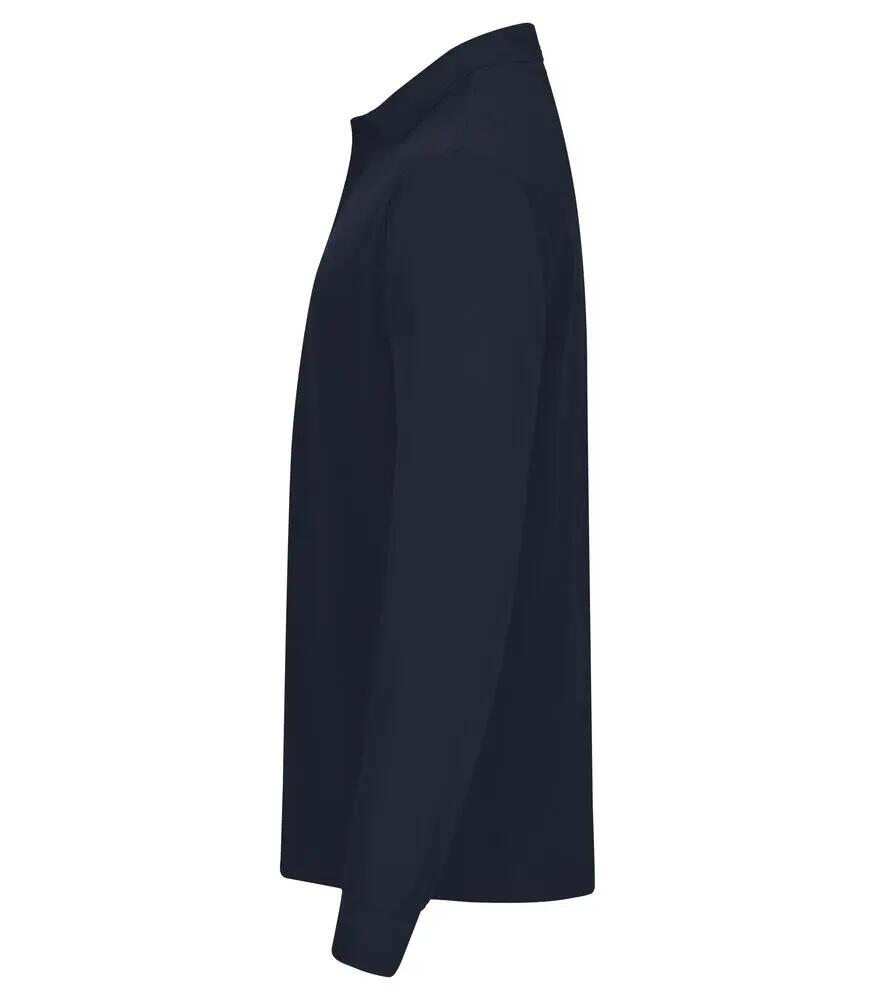 clique Polo Manhattan L/S manches longues Navy pour homme 4/4