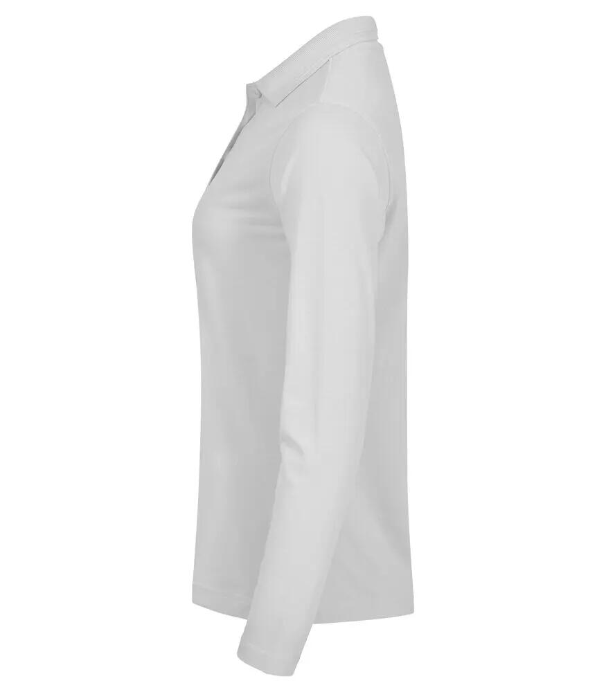 clique Polo Manhattan L/S Women manga larga – corte femenino, cuello con rayas 3/4