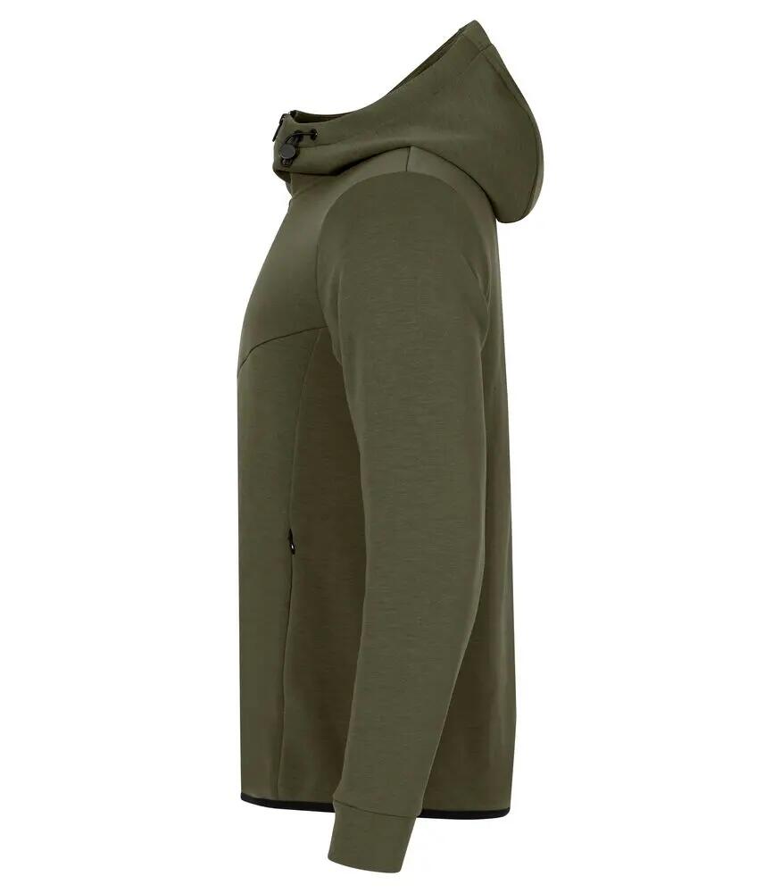 clique Hayden Kapuzenjacke aus weichem Air-Layer Stoff 3/4