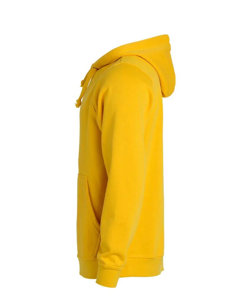 clique Basic Hoody sweat à capuche unisexe lemon 3/4