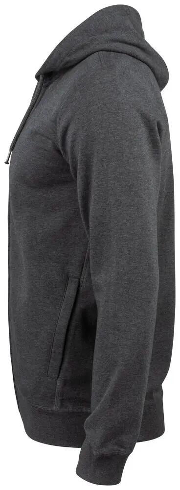 clique Premium OC Hoody Full Zip en algodón orgánico 3/4
