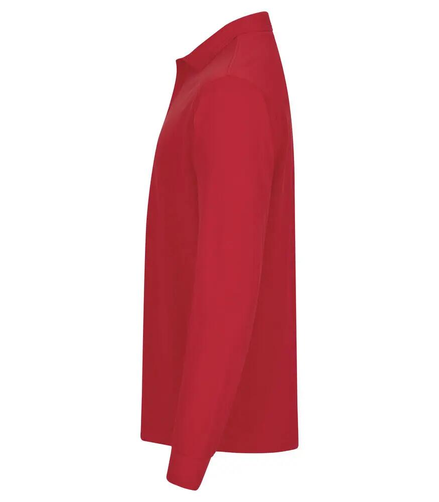 clique Polo Manhattan L/S manches longues pour homme, rouge 2/4