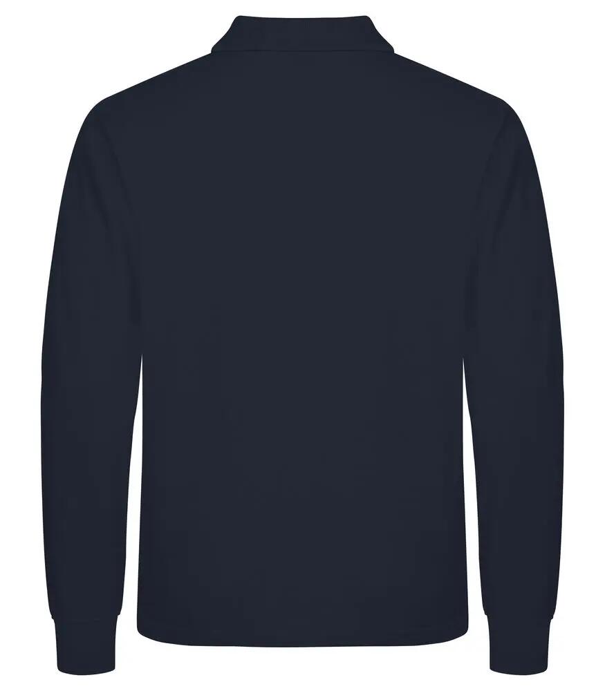 clique Polo Manhattan L/S manches longues Navy pour homme 2/4