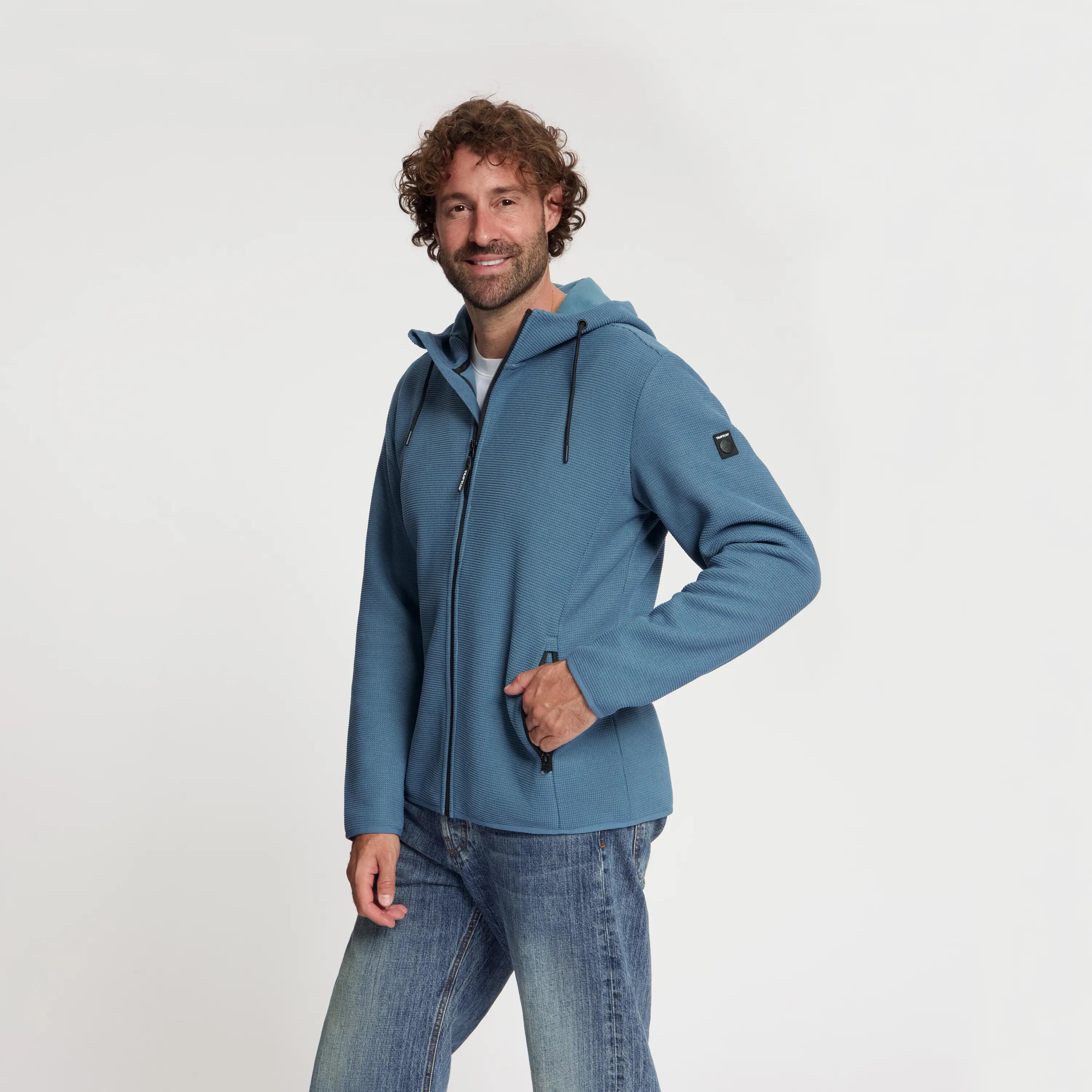 Tyko Homme - Veste d'extérieur - Polaire - Bleu 2/6