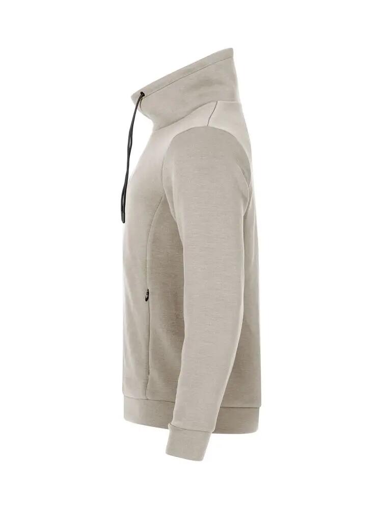 clique Hobart sudadera cuello alto en tejido air-layer Stone 5/5
