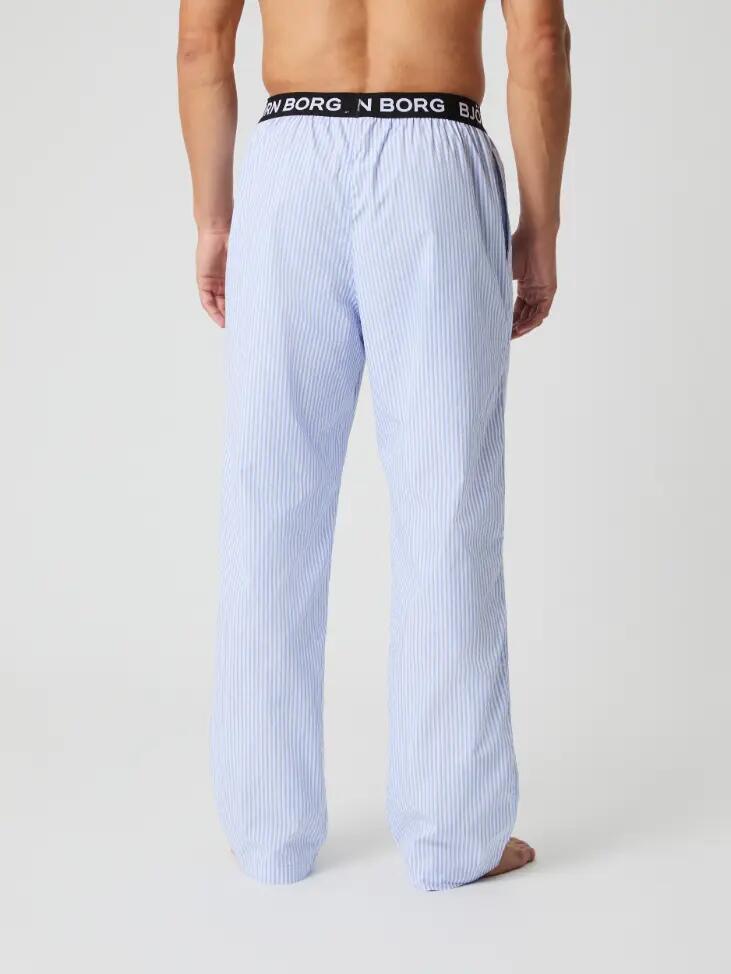 bjorn_borg CORE WOVEN LOGO PYJAMA PANTS BB FRESH STRIPE 1 2/4