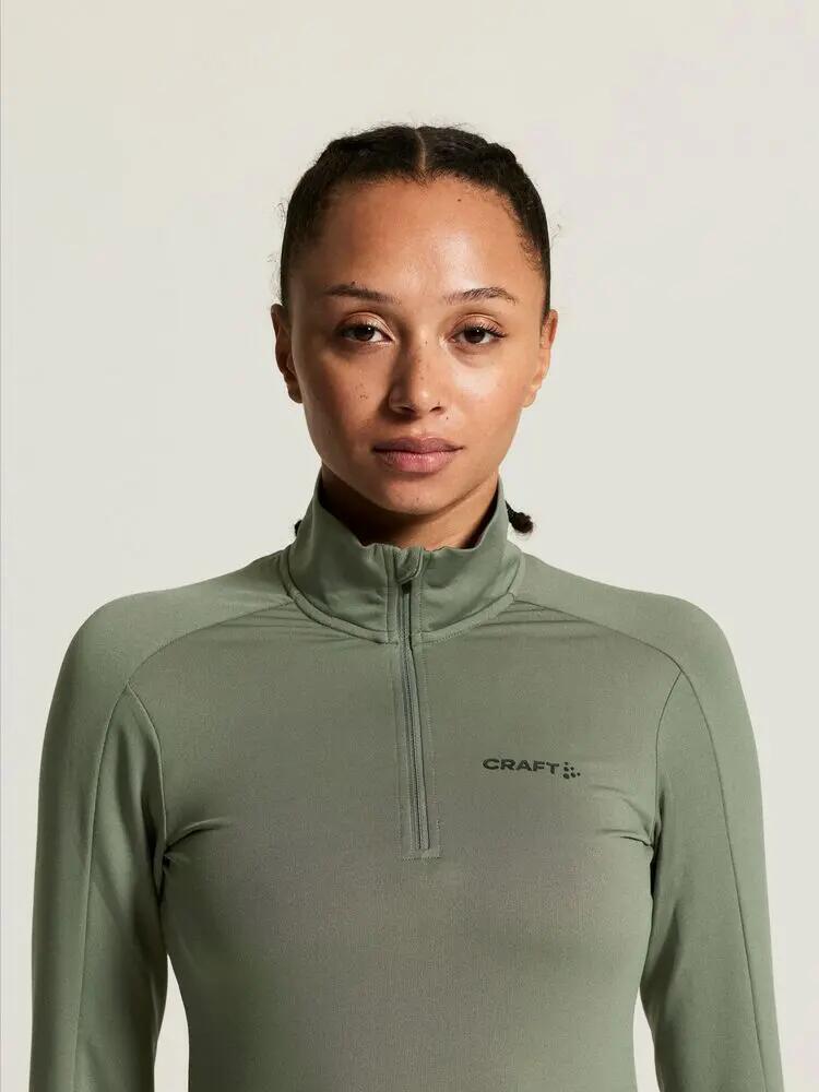craft Gain Midlayer W - Midlayer macio com meio fecho 7/7