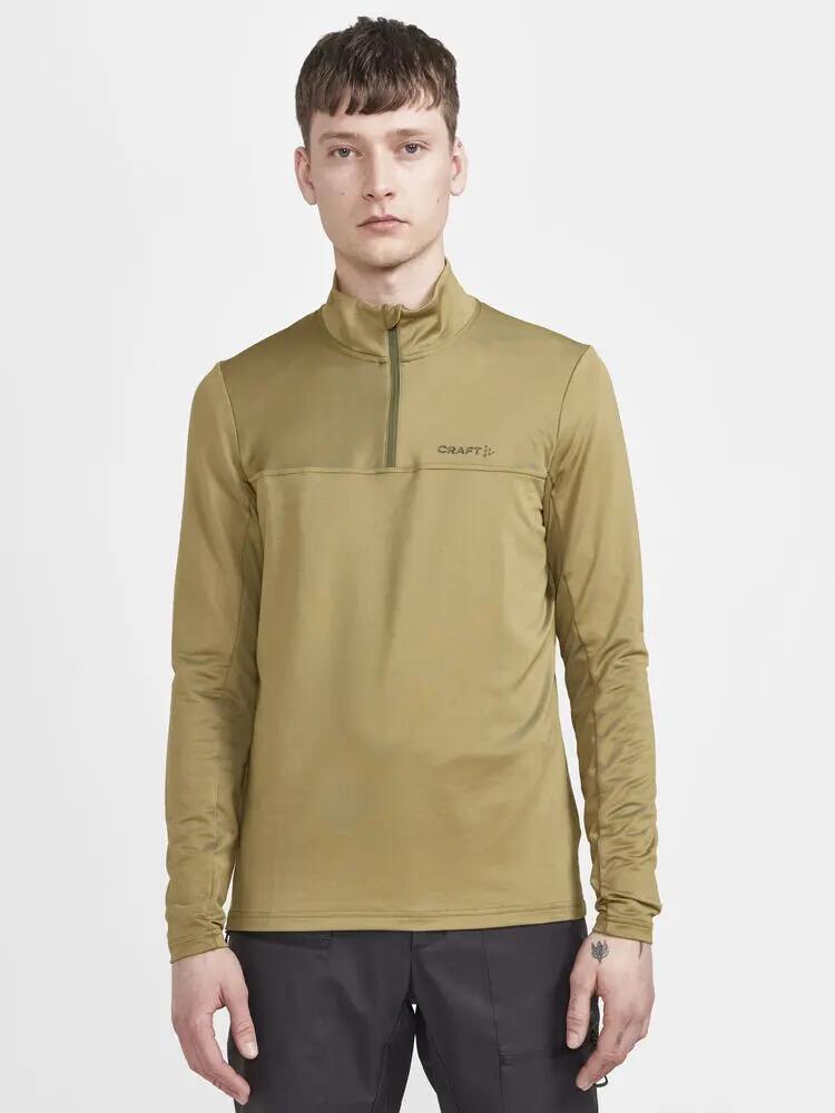 craft Gain Midlayer M - Midlayer meia-zip em tecido macio escovado 2/5
