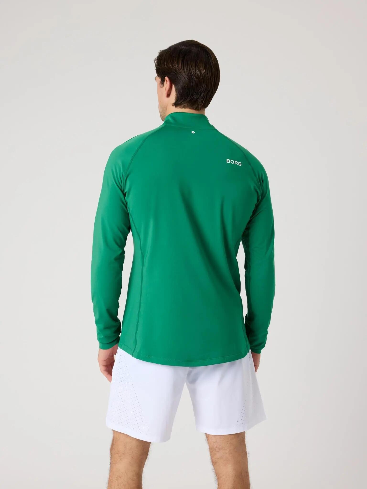 bjorn_borg BORG COURSE MIDLAYER HALF ZIP em poliéster reciclado 2/4