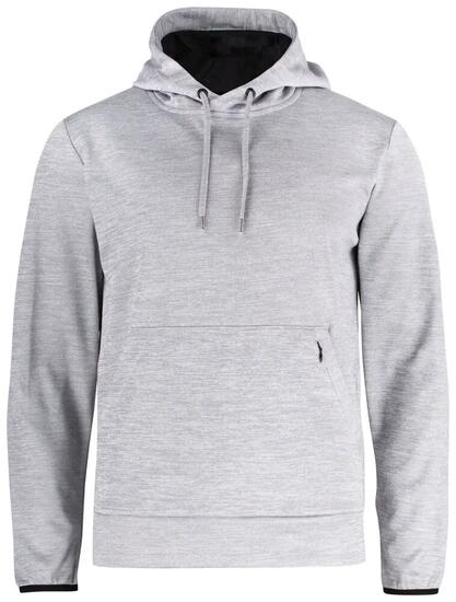 clique Oakdale Herren Kapuzenpullover funktional aus Polyester - ash