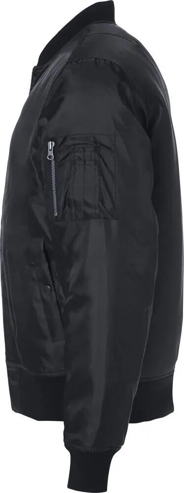 clique Bomber casaco unisexo 200D Oxford, preto 7/7