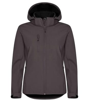 Clique classic softshell hoody women - 3-laags, gerecycled polyester