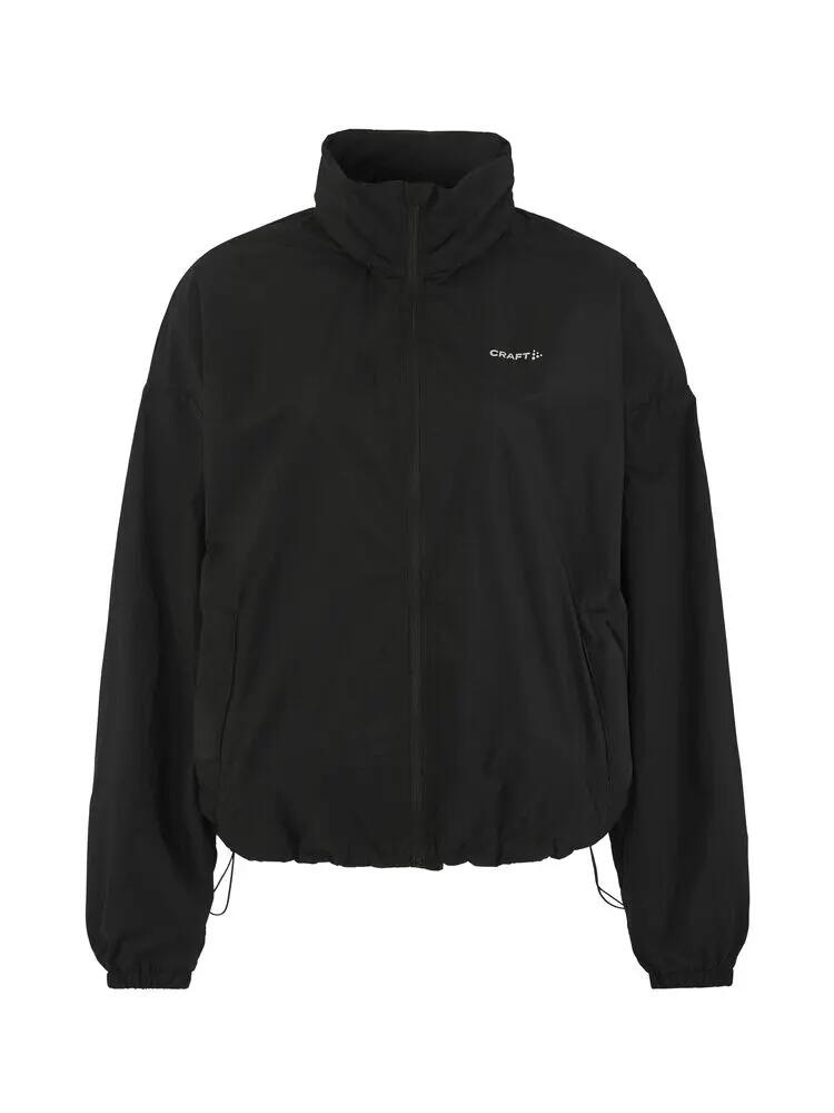 craft Hypervent Oversized Wind Jacket W – corta-vento leve packable, preto 2/7