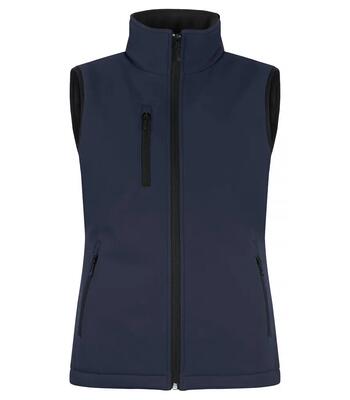 Clique padded softshell vest women - gewatteerde softshell gilet dark navy