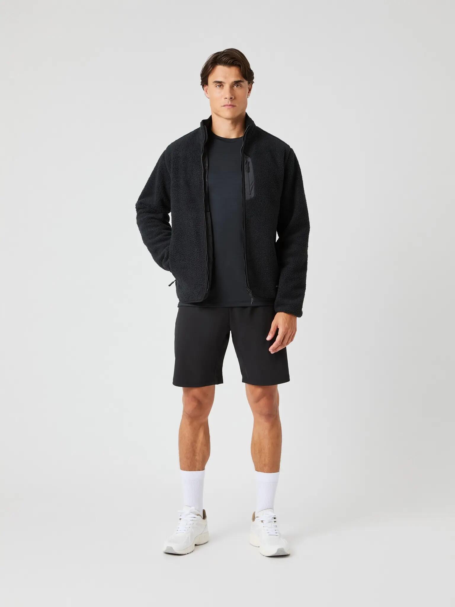 bjorn_borg CENTRE PILE JACKET schwarz 3/5