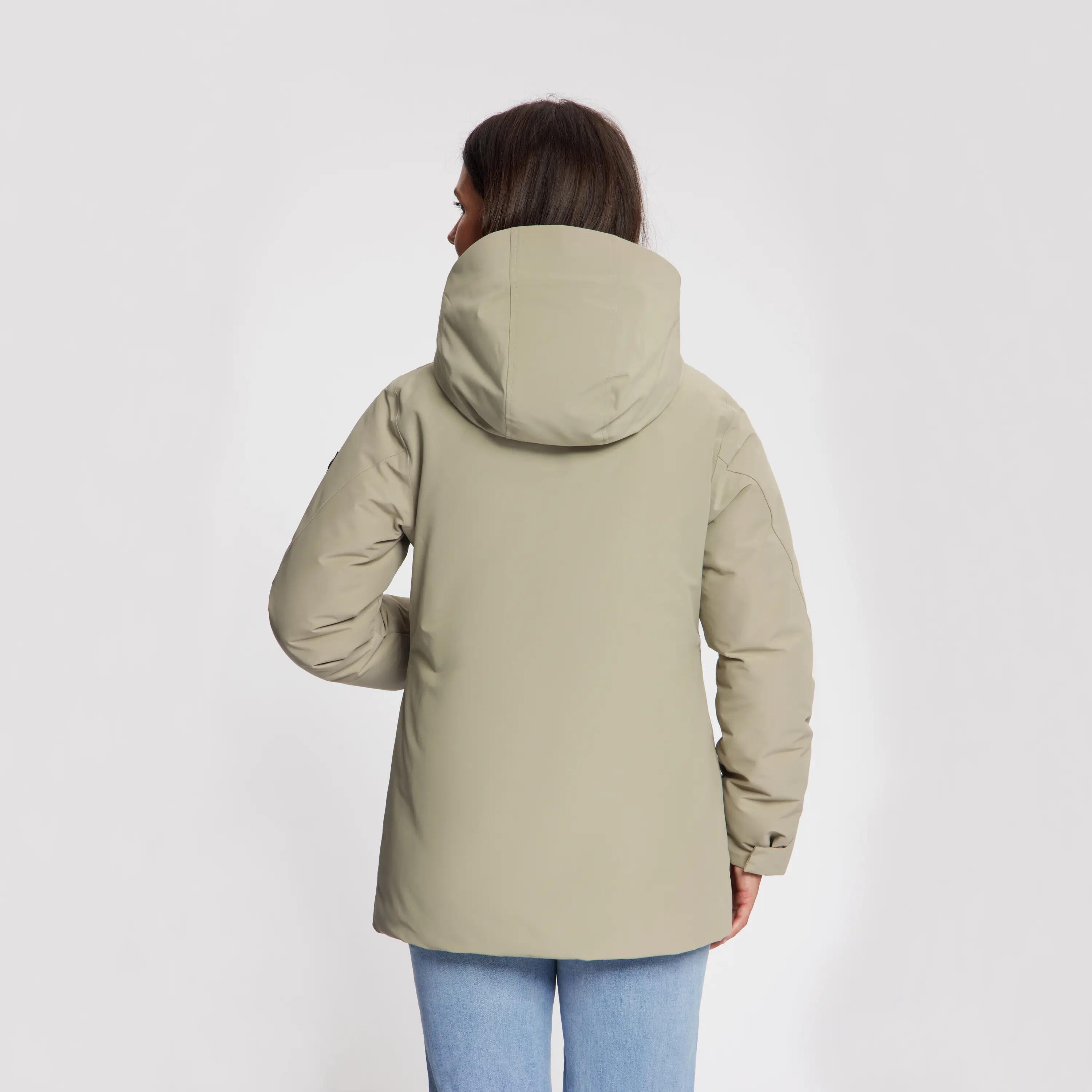 Susanne Femme - Veste d'hiver en hardshell - Imperméable - Marron 2/6