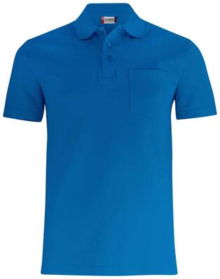 Clique basic polo pocket – unisex poloshirt van katoen met borstzak