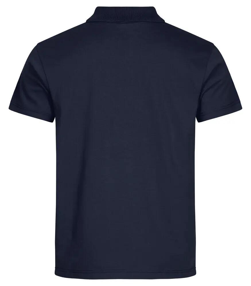 clique Single Jersey Polo — Jersey polo van katoen, ribkraag 2/4